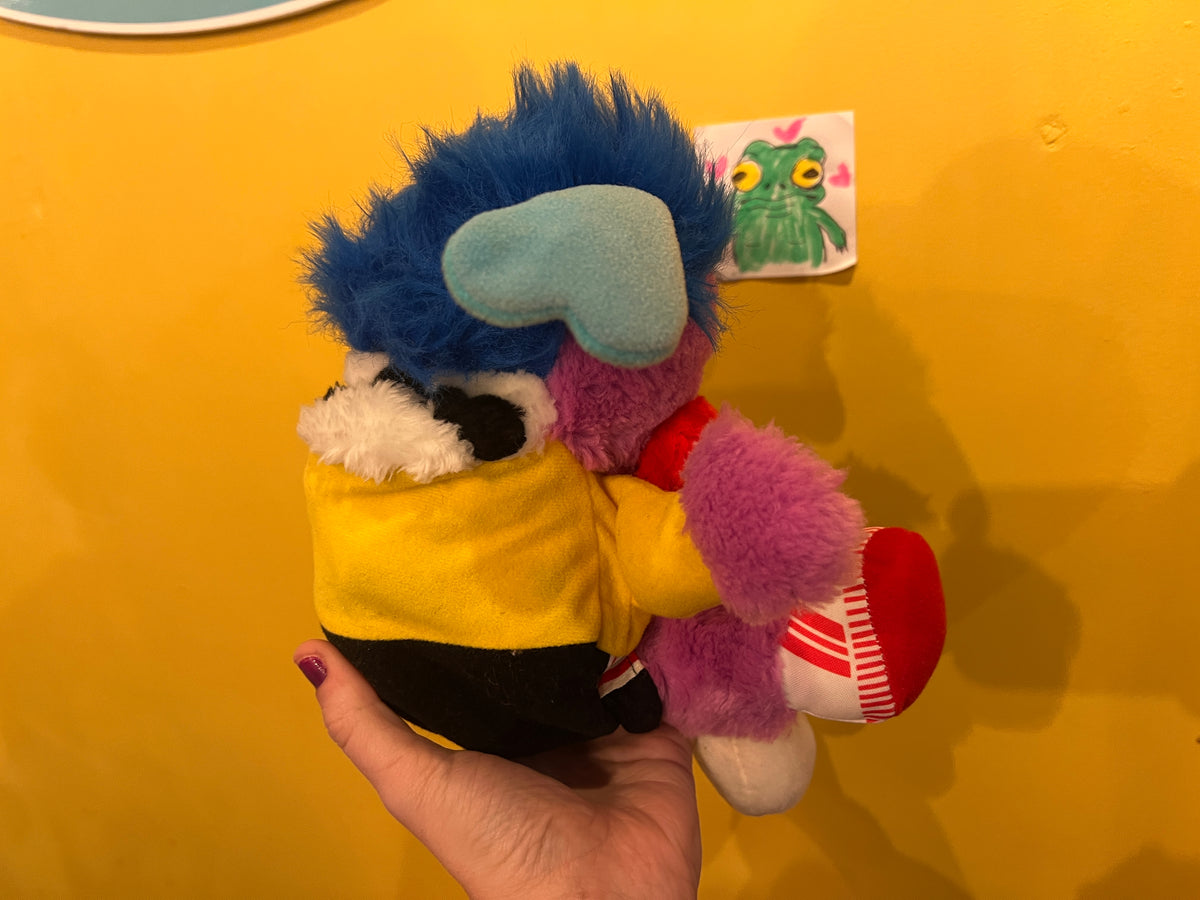 1986 Big Kick Popples football plush