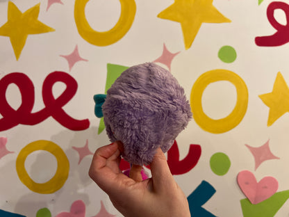Vintage 7" 1980s mini purple and pink Popples plush