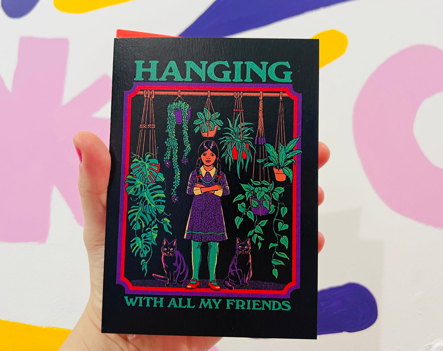 Hanging with All My Friends Greeting Card