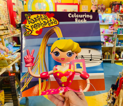 Betty Spaghetty colouring book