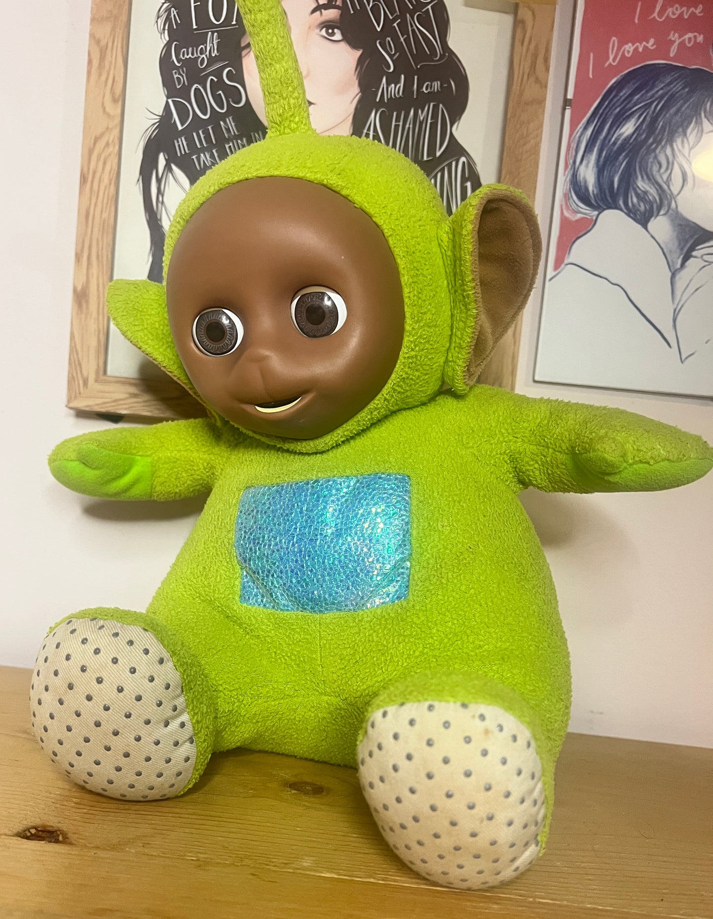 1996 15” vintage Talking Dipsy Teletubby