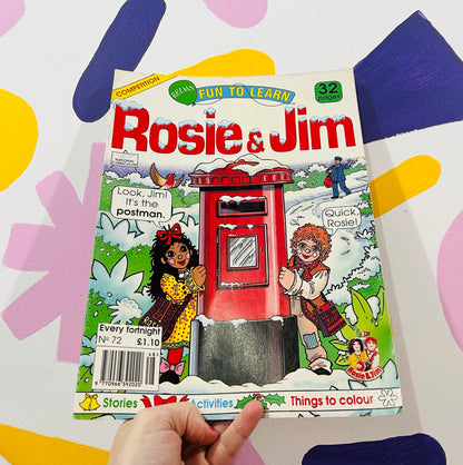 Rosie and Jim vintage 1990’s comics