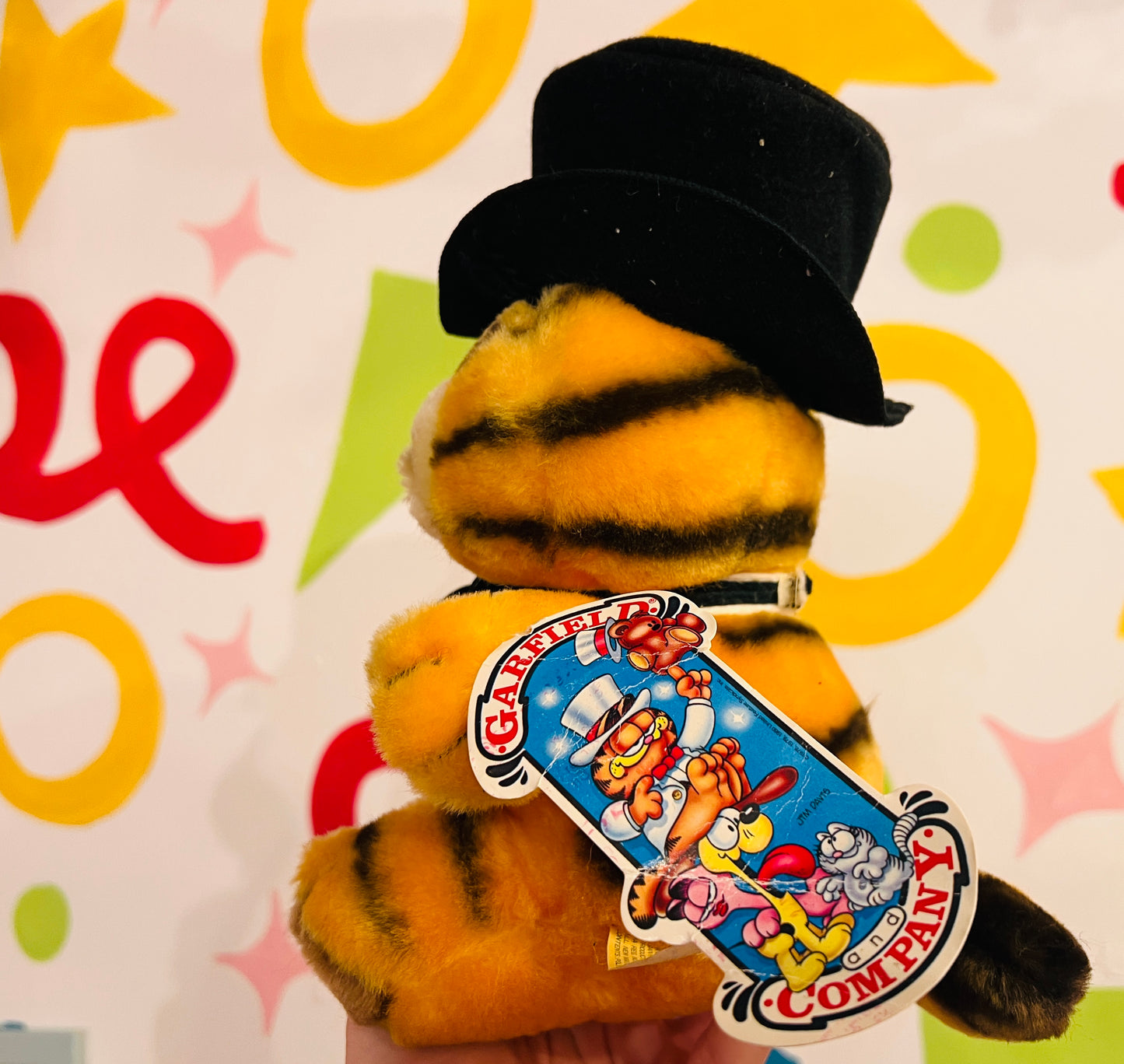 Vintage 1981 Dakin Garfield Marriage Groom plush with tag