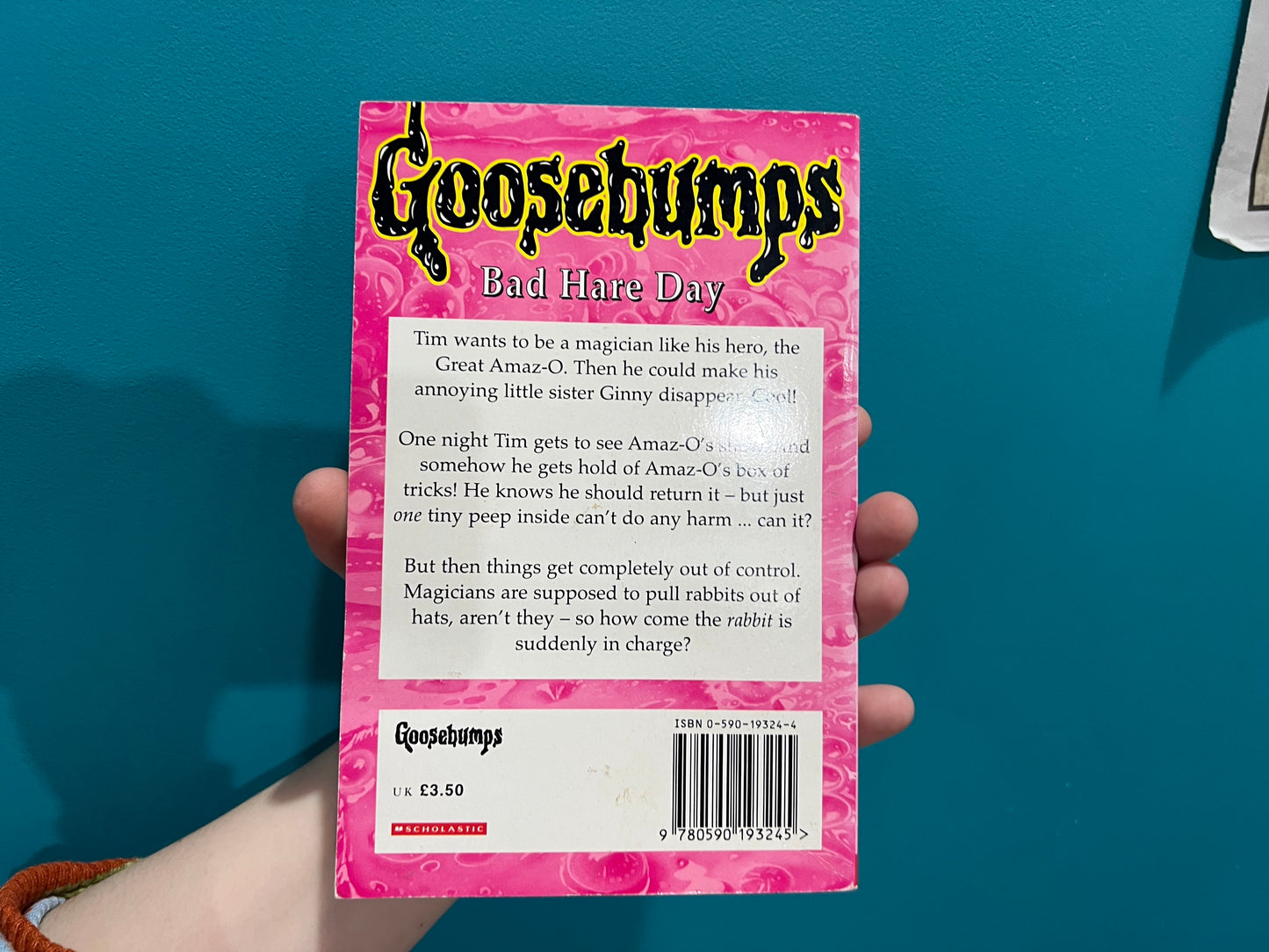 Bad Hare Day Goosebumps book