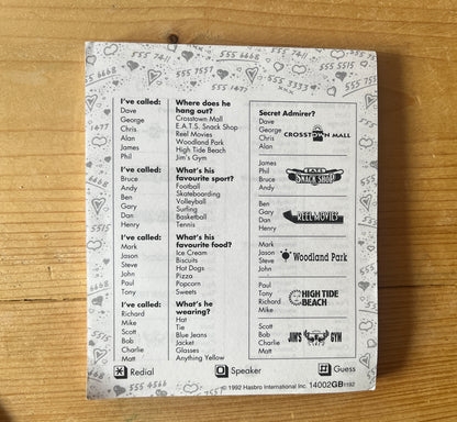 1992 Dream Phone board game - complete and working!