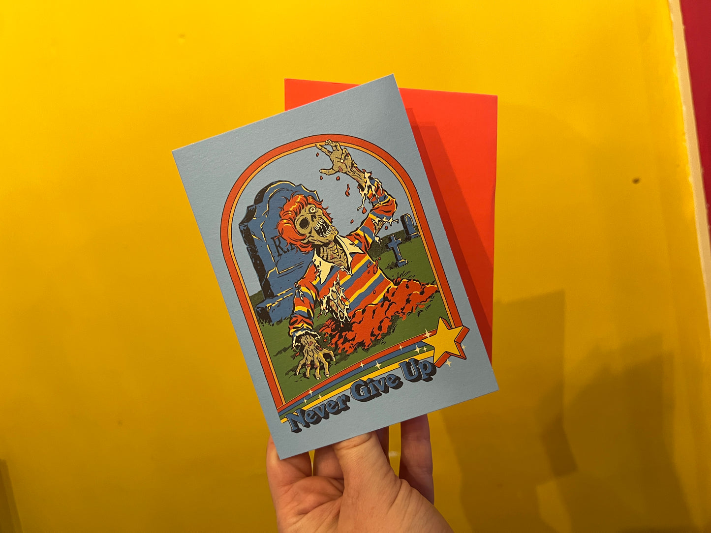 Never Give Up Greeting Card