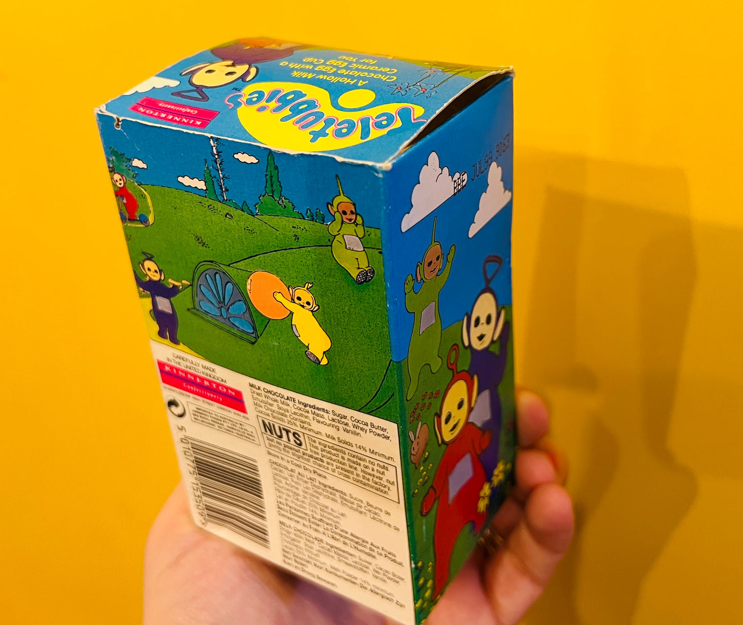 1999 La La Teletubby Easter egg boxed egg cup