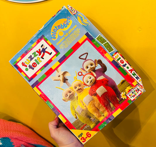 1996 Teletubbies Fuzzy Felt set (incomplete)