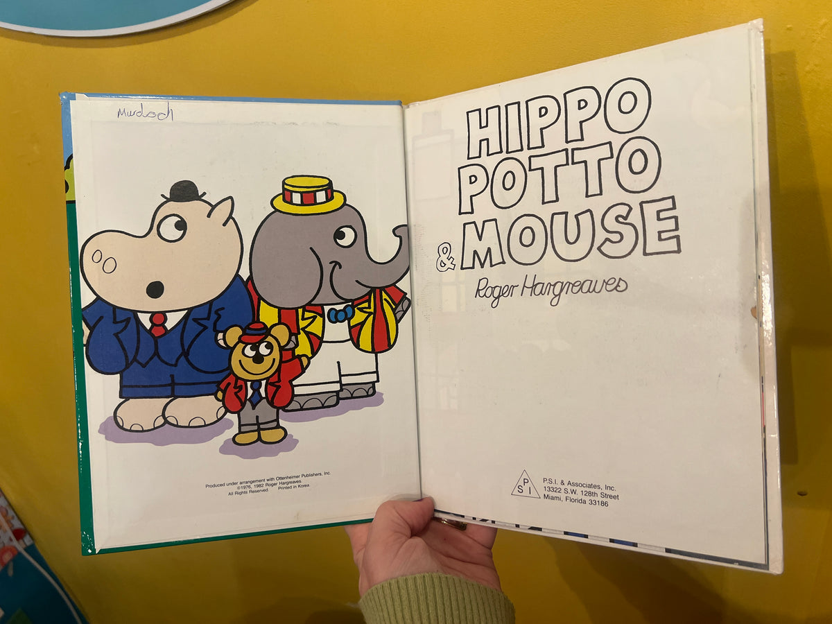 Rare 1982 Hippo Porto & Mouse book