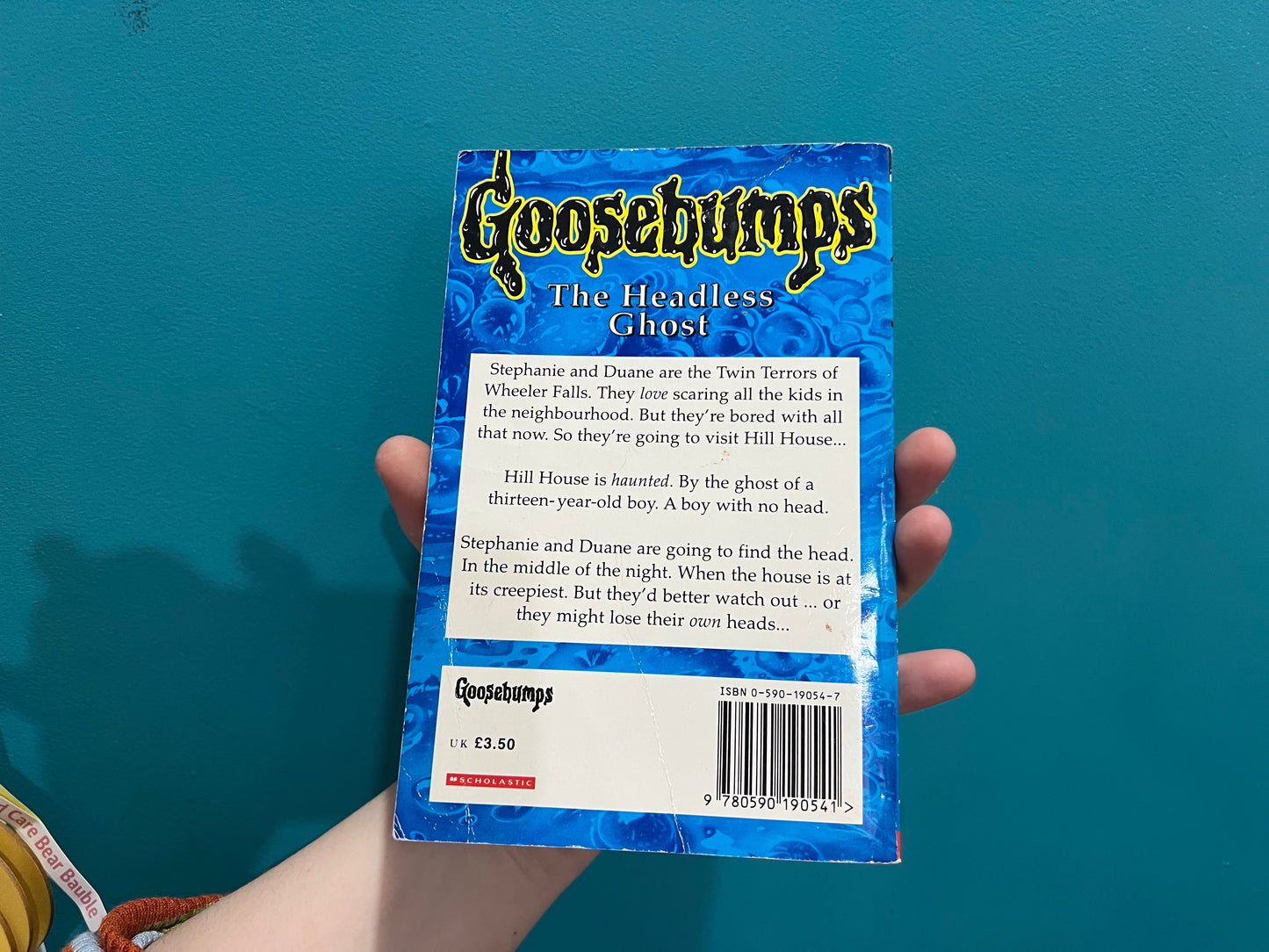 The Headless Ghost Goosebumps book