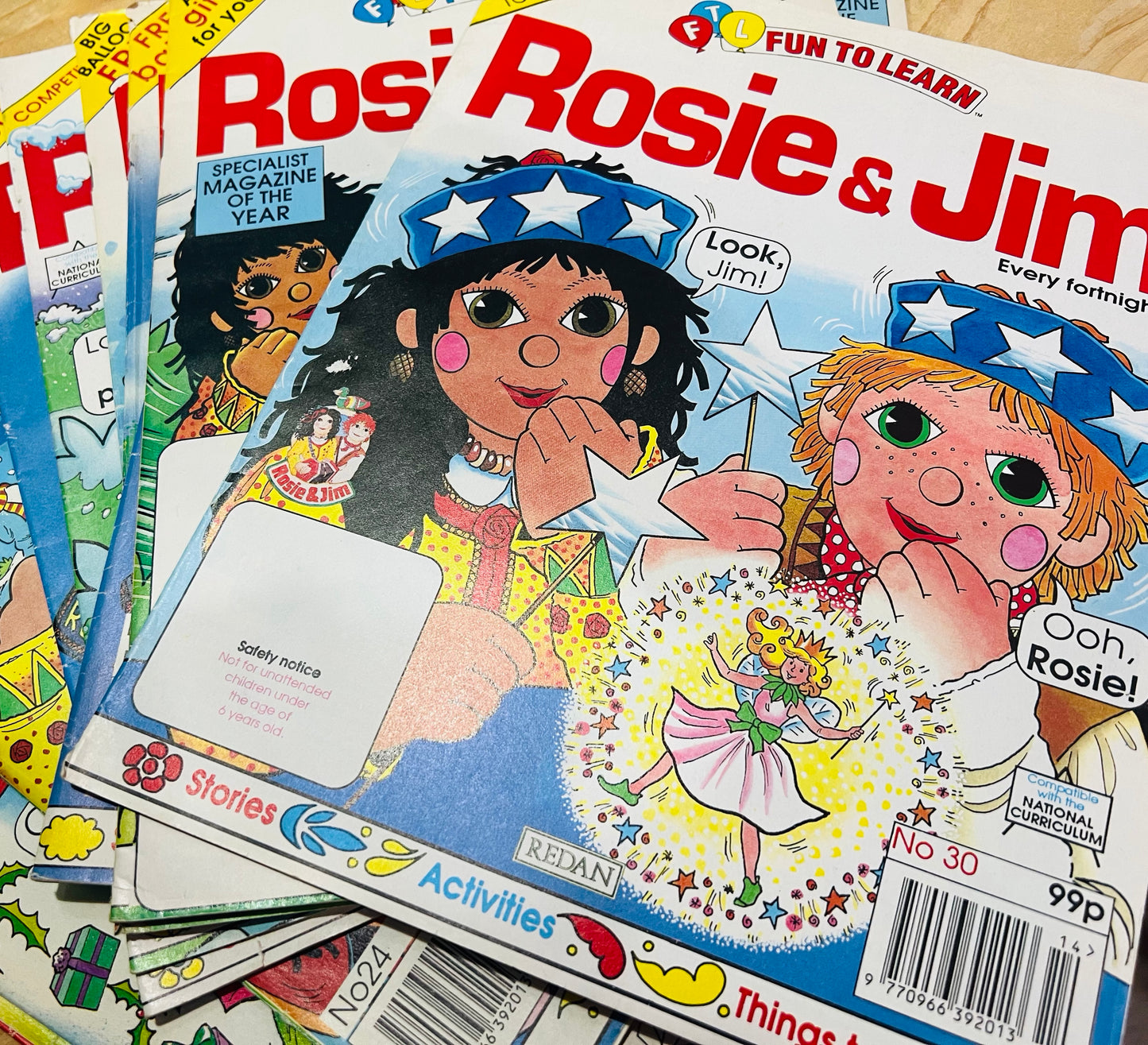 Rosie and Jim vintage 1990’s comics