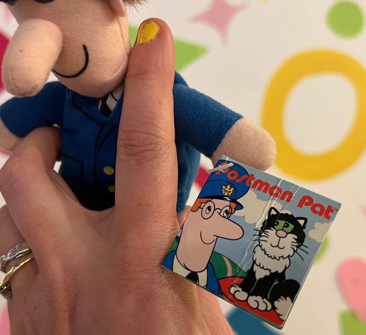 1998 7” Postman Pat plush with original tag