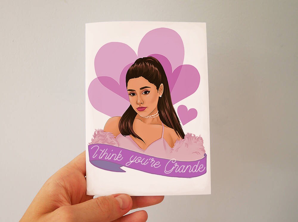 Ariana inspired C6 card - I think You’re Grande