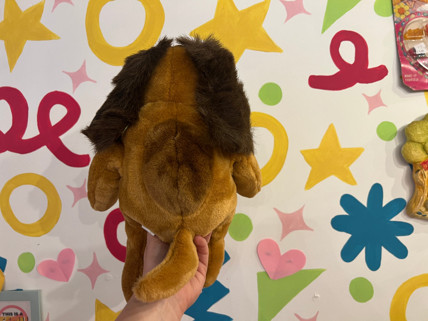 1996 Barker’s Roger Manning /Birthdays soft dog toy