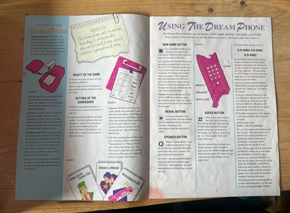 1992 Dream Phone board game - complete and working!