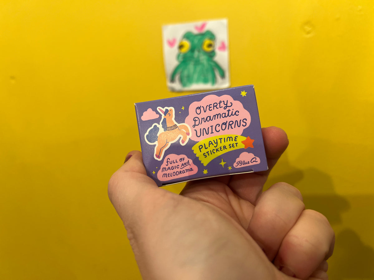 Overly Dramatic Unicorns Playtime Sticker set