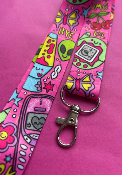 Y2K Nostalgia Lanyard