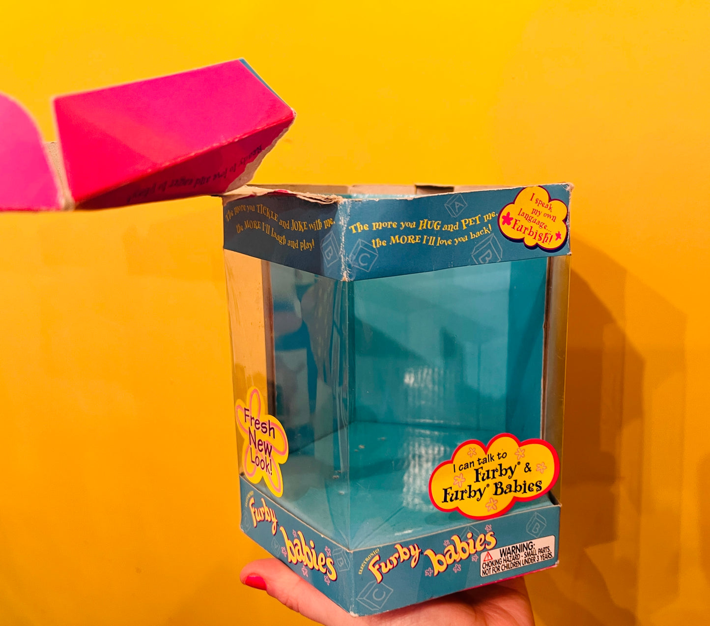 1999 Boxed Baby Blue Furby Baby - Working with voice!