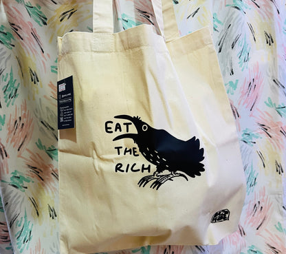 Eat The Rich Daze tote bag