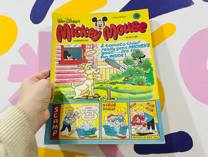 Vintage Disney’s Mickey Mouse comics