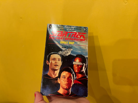 Vintage Star Trek The Next Generation book Slight reader- Ghost Ship