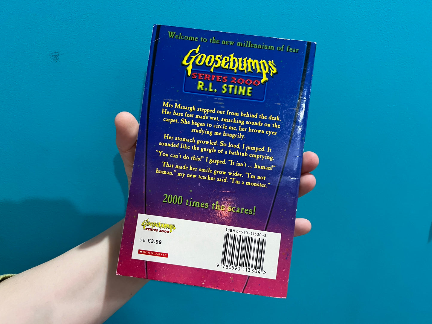 Creature Teacher Goosebumps book