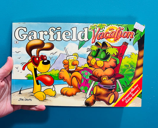 Vintage 1990s Garfield Vacation book