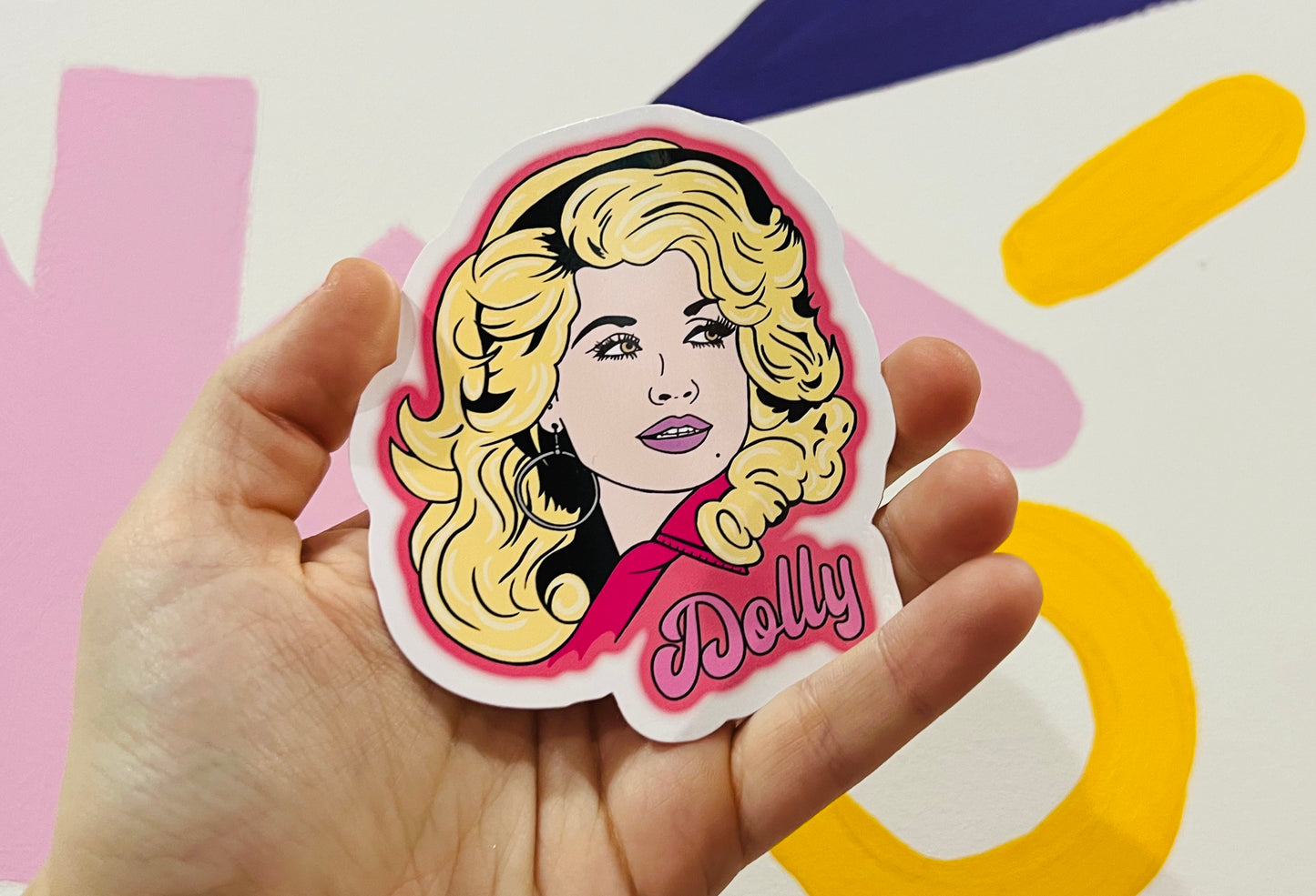 Dolly Parton inspired sticker