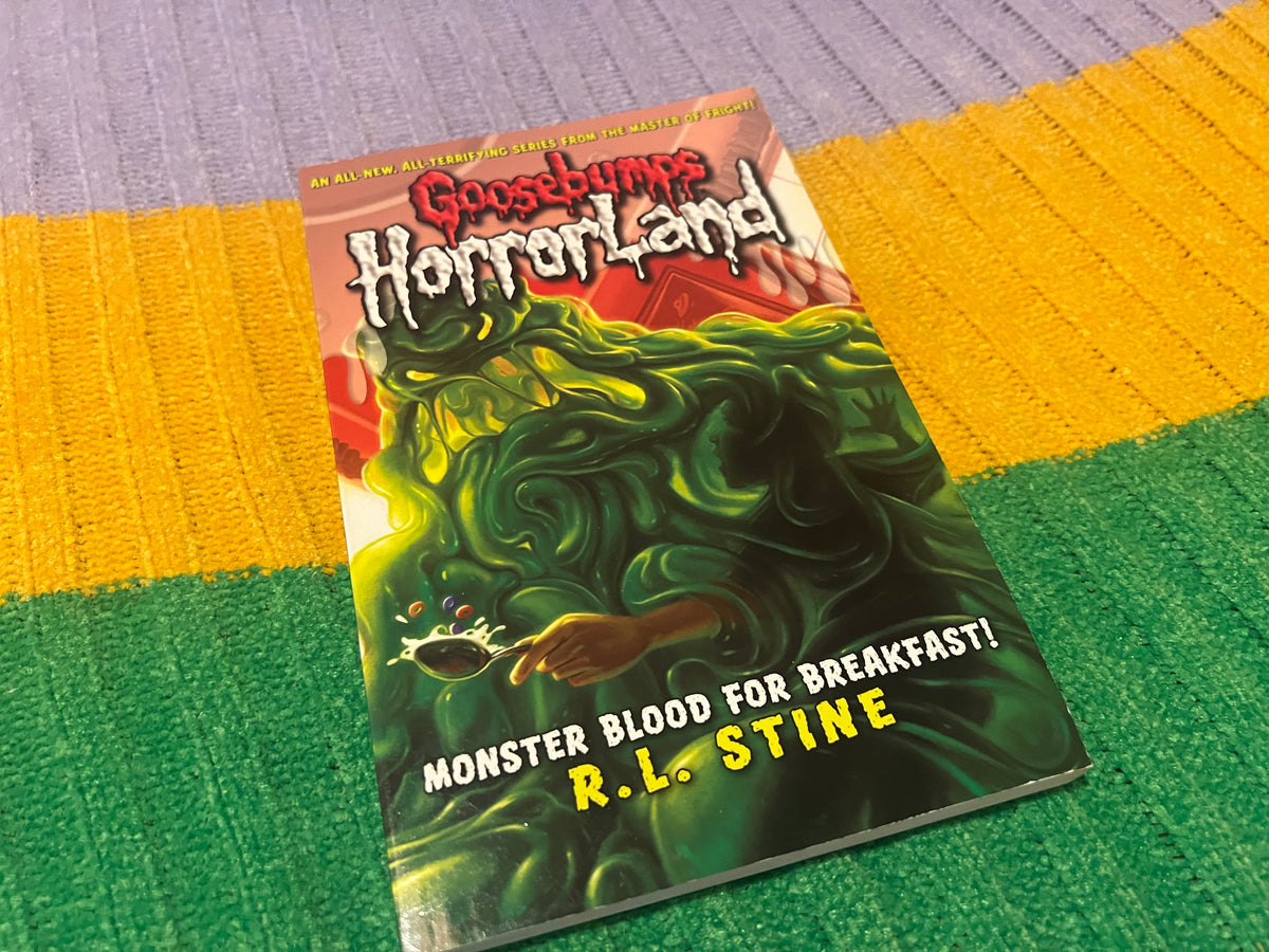 Horrorland - Monster Blood for Breakfast Goosebumps book