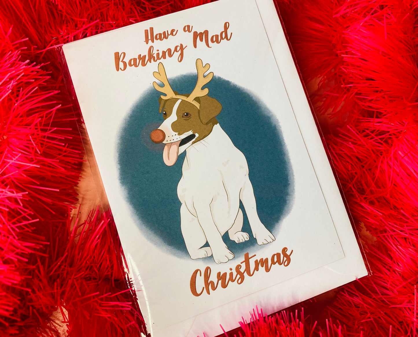 Barking mad Christmas card