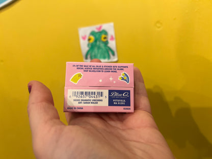 Overly Dramatic Unicorns Playtime Sticker set