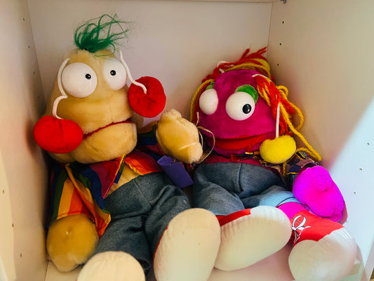 Vintage original Zig & Zag puppets
