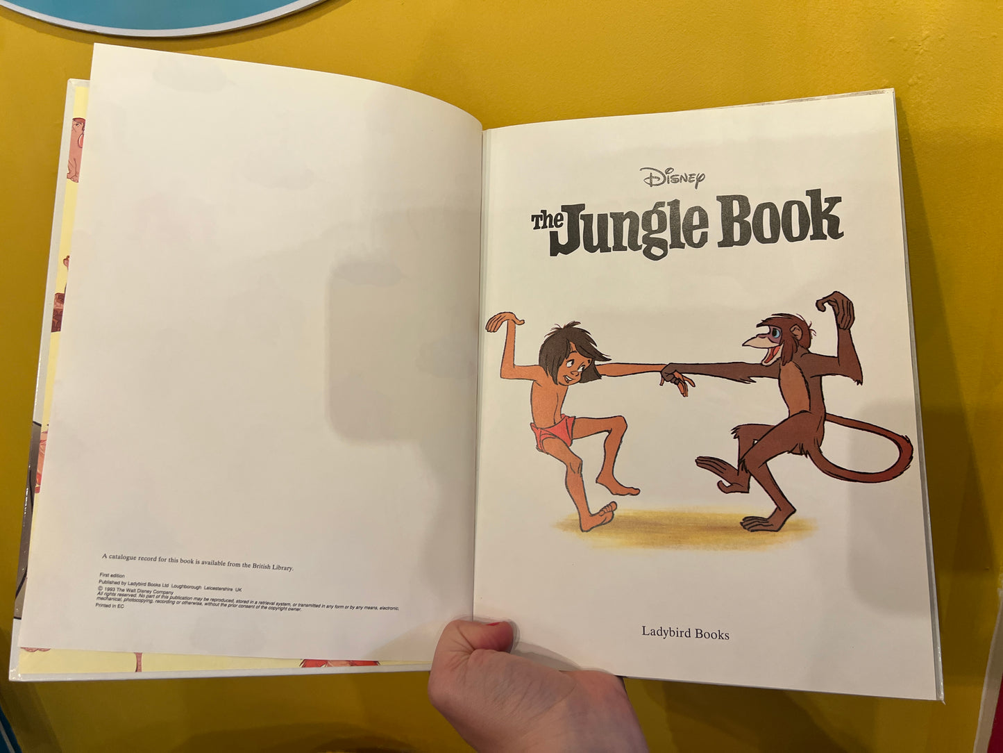 1993 Disney First Edition Jungle Book book