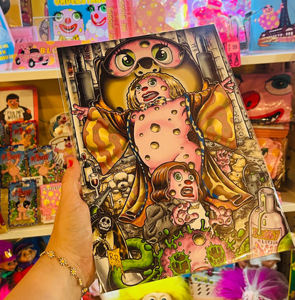 Silence Of The Blobby Inspired A4 Print