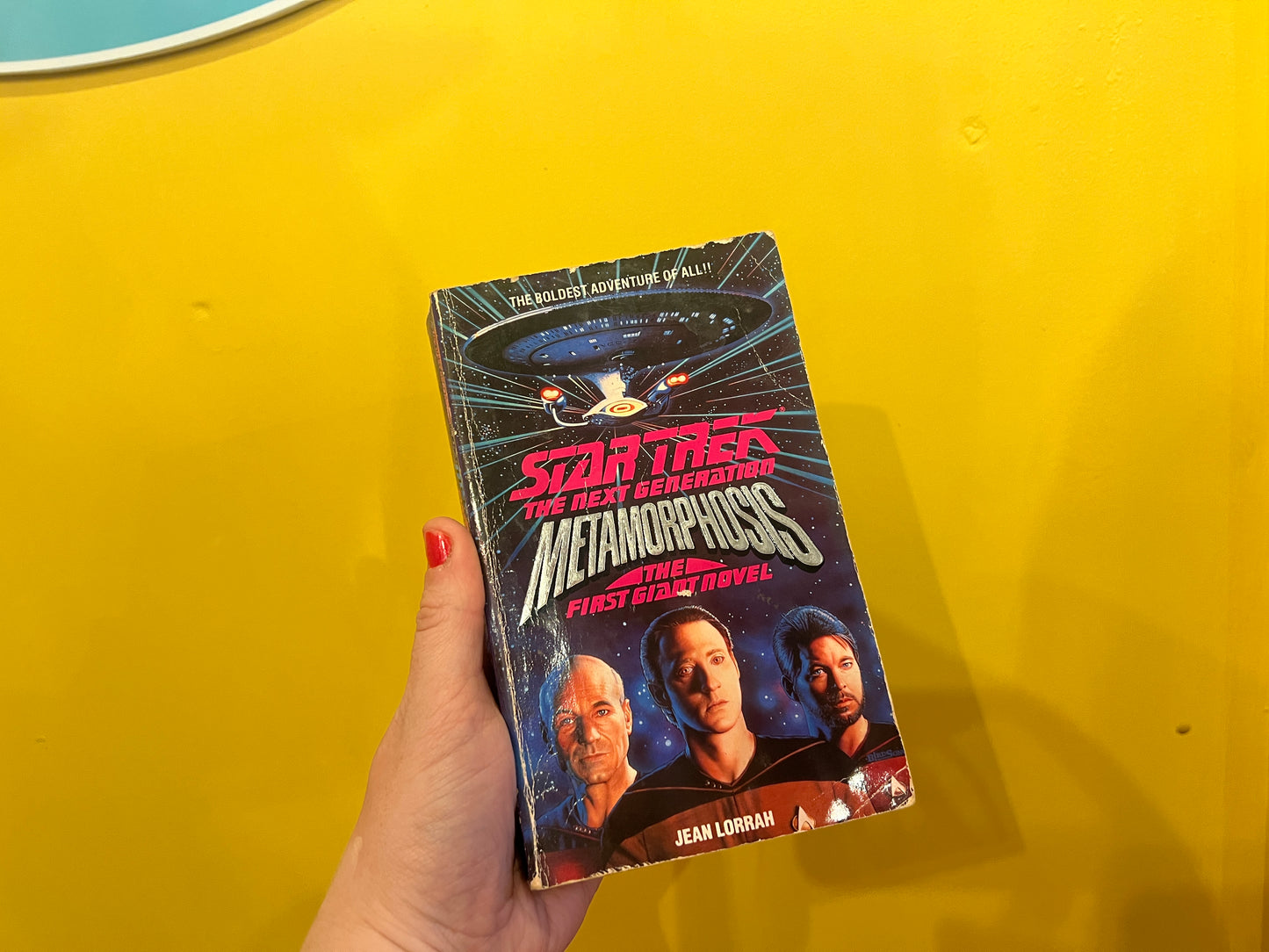 Vintage Star Trek The Next Generation book - Metamorphosis