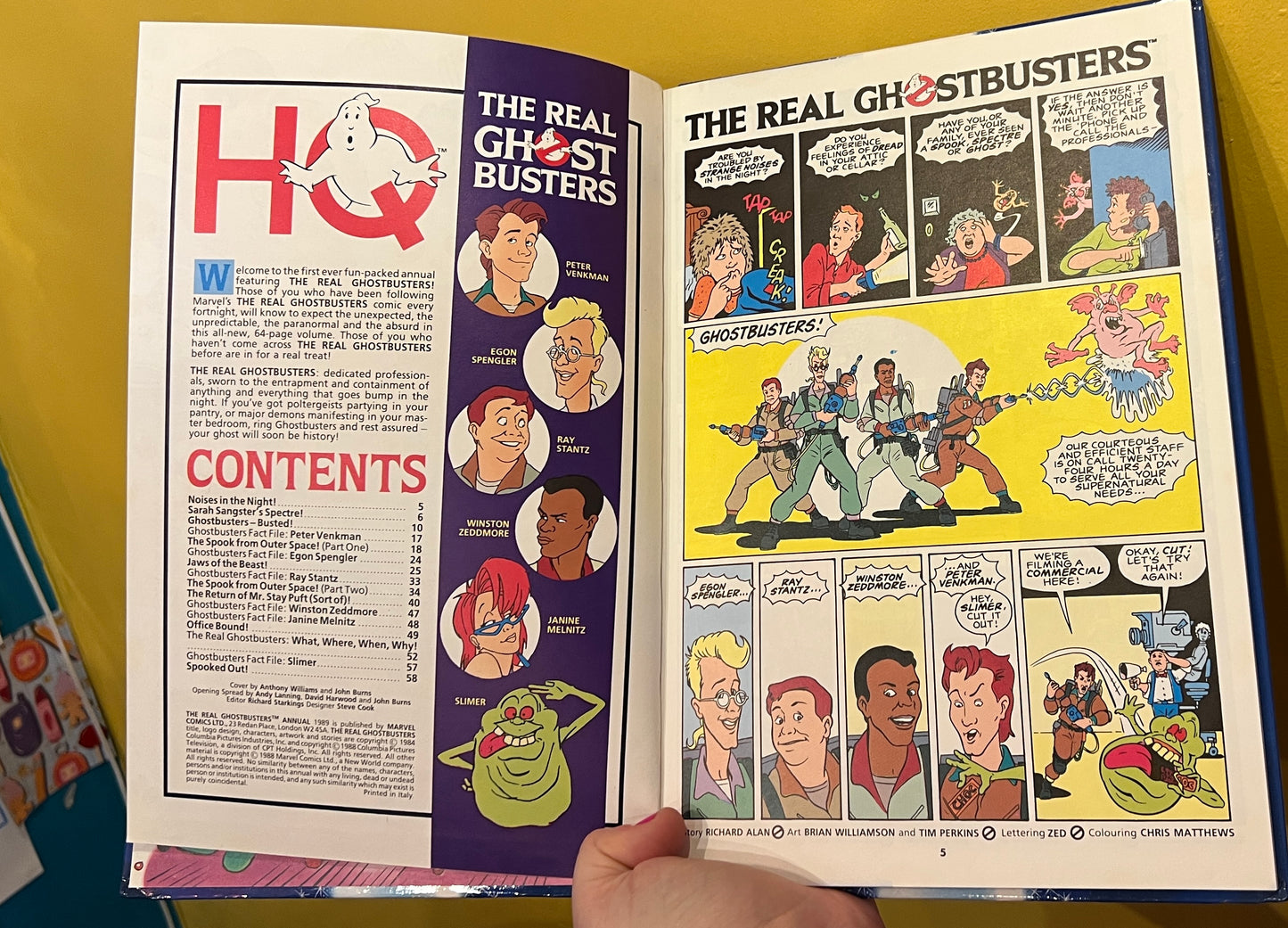 1989 The Real Ghostbusters Annual