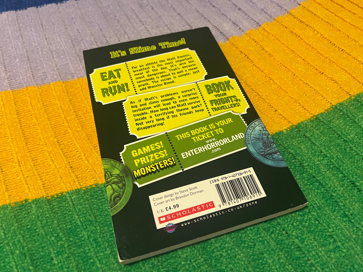 Horrorland - Monster Blood for Breakfast Goosebumps book