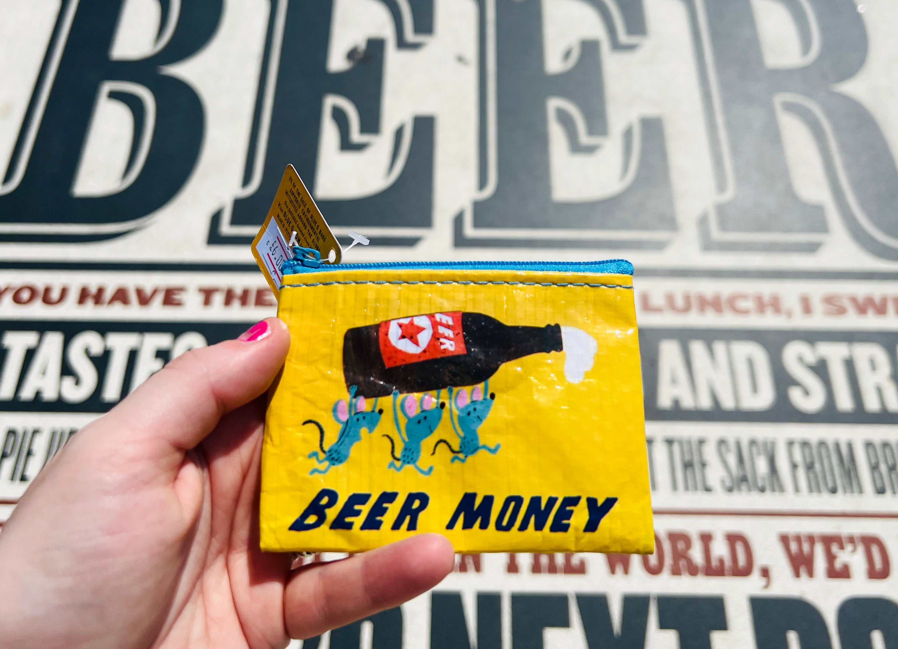 Beer Money Coin Purse