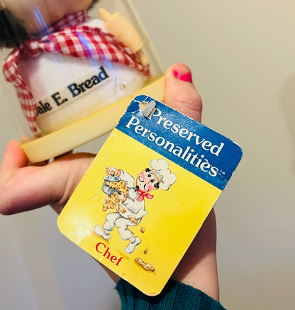 Vintage Dale E. Bread chef from Preserved Personalities with label