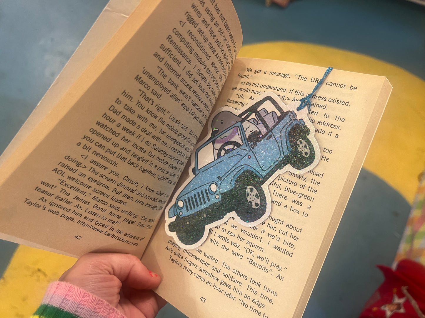 Pigeon Car Bookmark