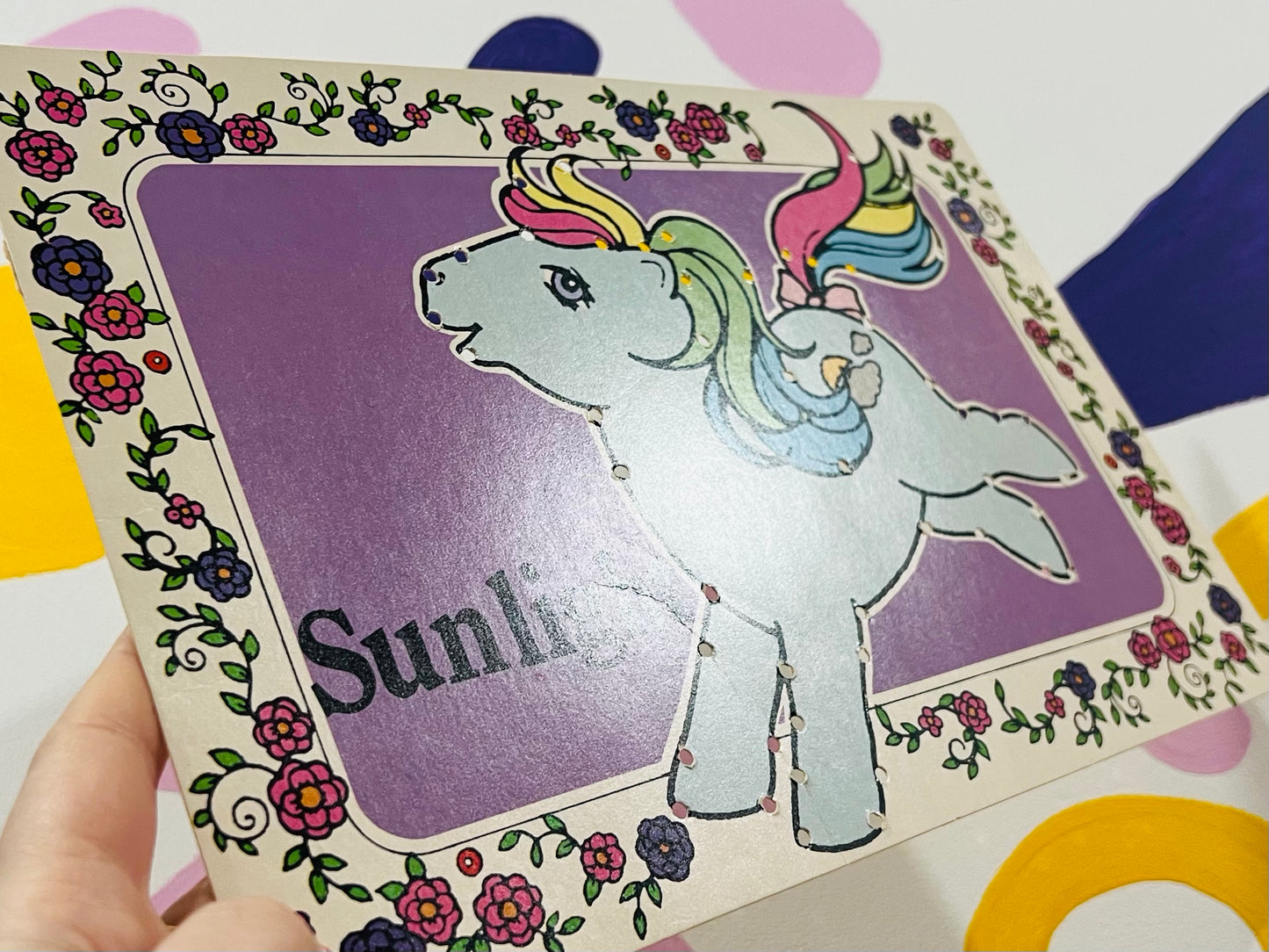 My Little Pony 1983 Sewing Card Set