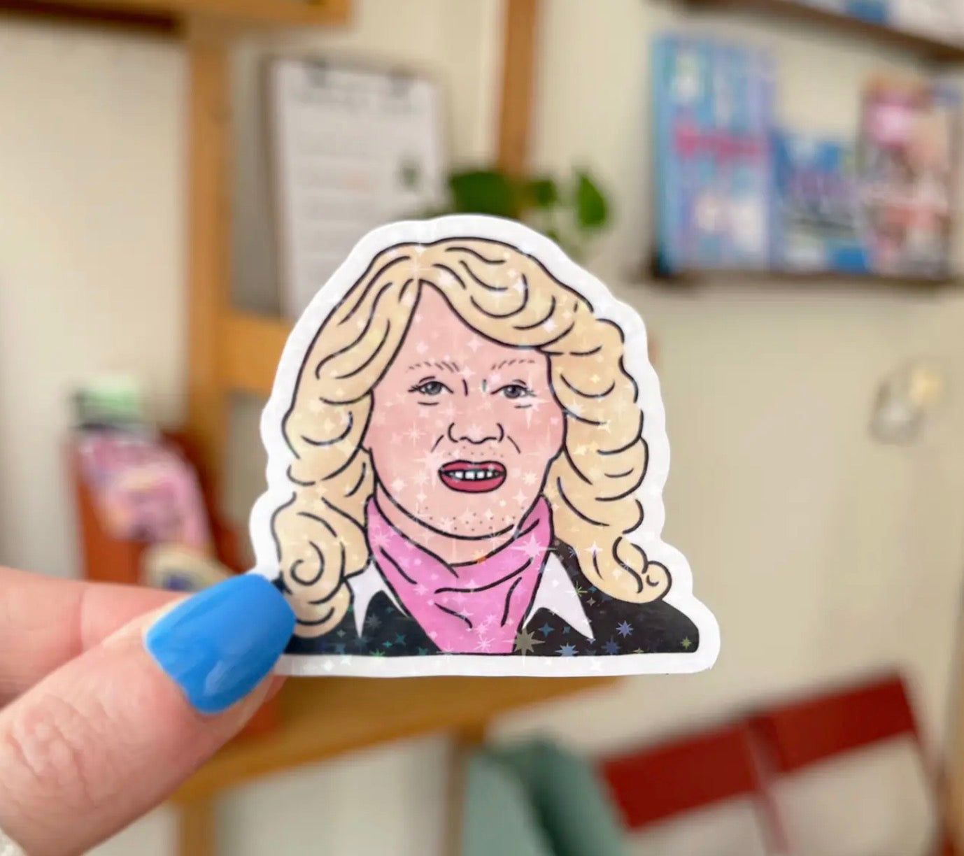 Clean & Tidy sparkly vinyl sticker