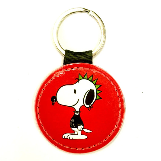 Punk Rock Beagle Keyring