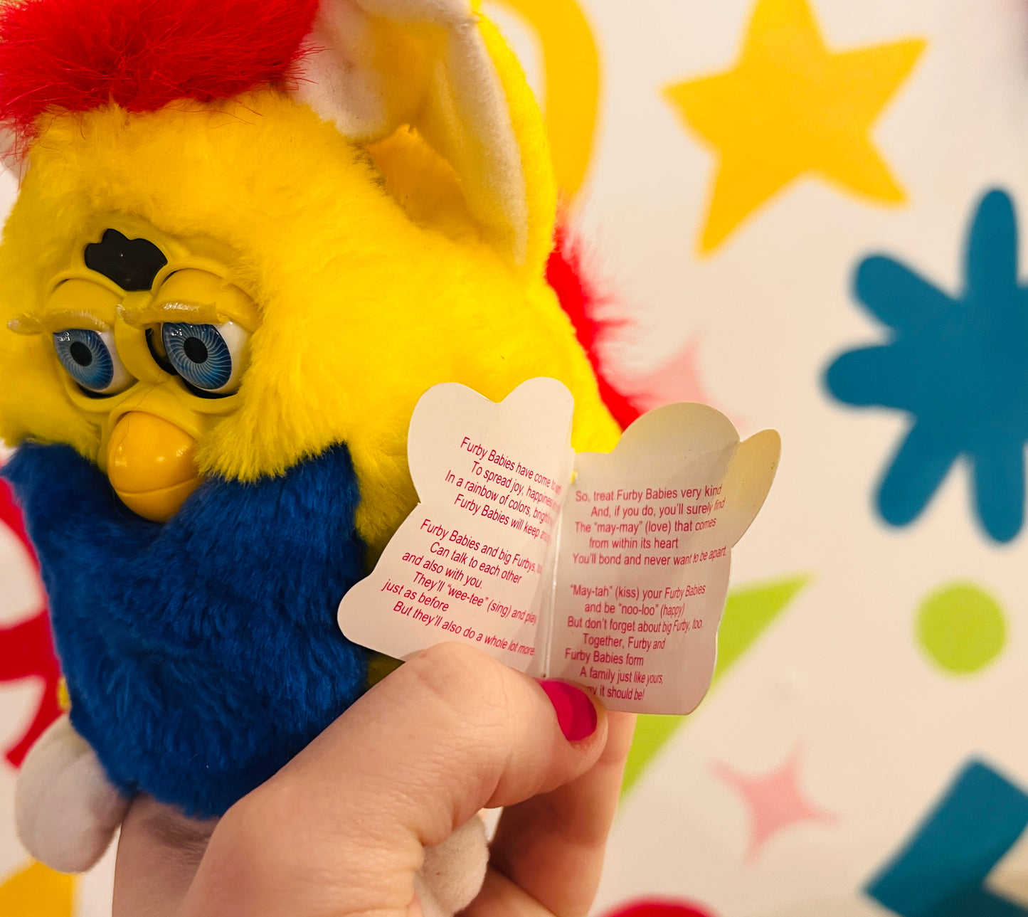 1999 Boxed Primary Furby Baby - Working with voice!