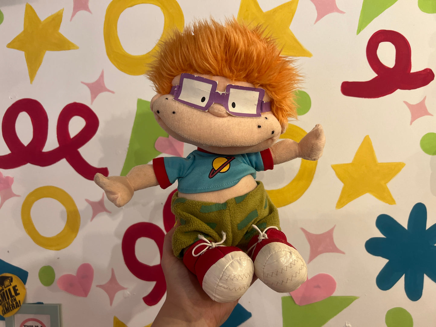 2001 Chuckie from Rugrats plush doll