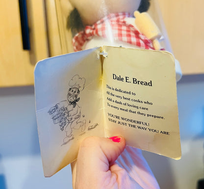 Vintage Dale E. Bread chef from Preserved Personalities with label