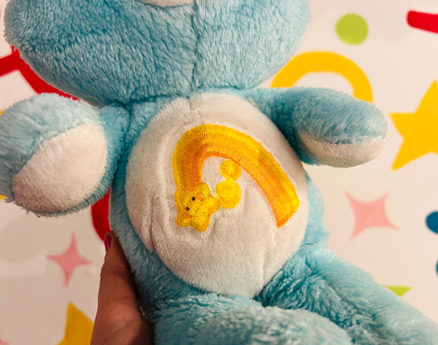 Vintage 1980s Wish Bear Care Bear 13” plush