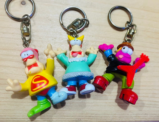 Zig and Zag keyrings - choose yours!