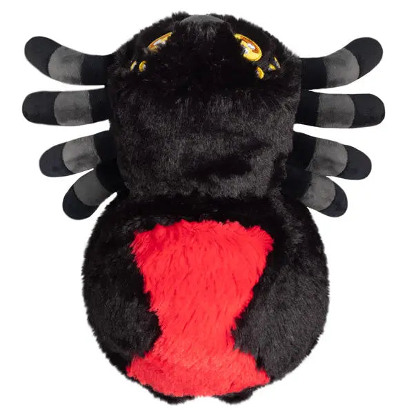 Mini Black Widow Spider Squishable Plush