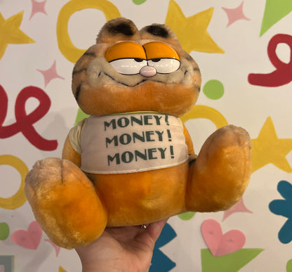 Vintage 1981 Dakin Money Box Garfield plush